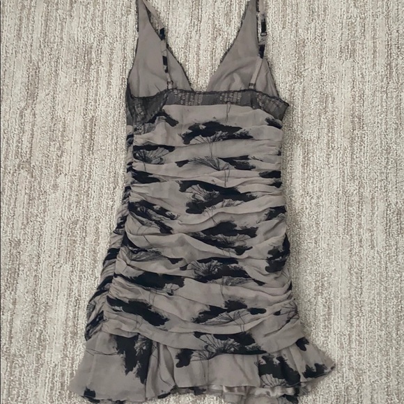 Elizabeth & James purple floral Alita dress 0 xs - Picture 6 of 8